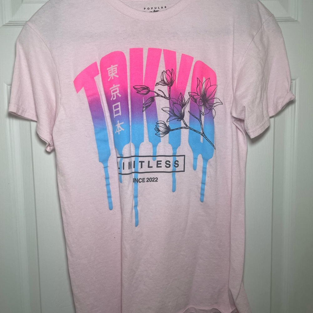 Popular Poison Pink Tokyo Graphic Tee